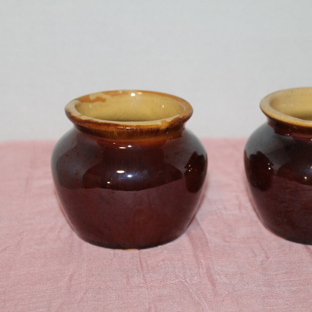 Vintage Heinz 57 Mustard Crock Bean Pots (2) - Picture 5 of 10